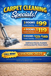 Carpet Cleaning Specials by Philly Carpet Cleaners